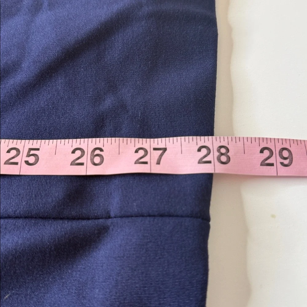 On 34th Faux Double Breasted Ponte Knit Blazer Navy Blue 1X - Picture 12 of 12